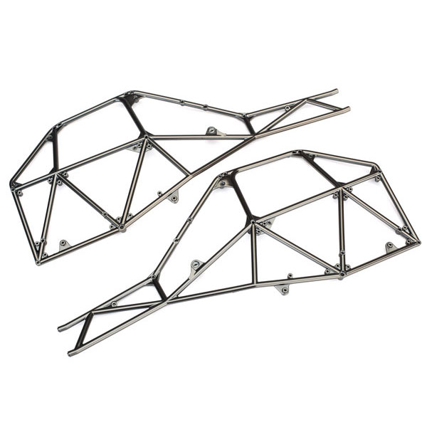 Traxxas Châssis tubulaire, section laterale (gauche et droite) – satin chrome 8430X