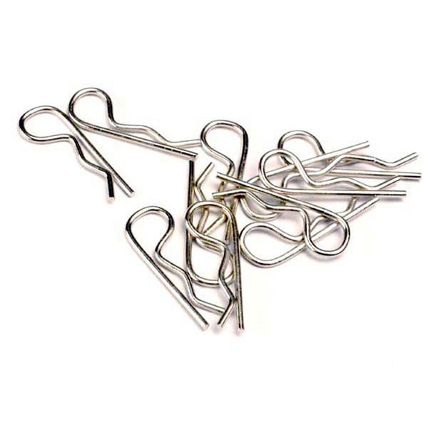 Traxxas Clips de carrosserie 1/16 taille standard (12) long. 20 mm 1834