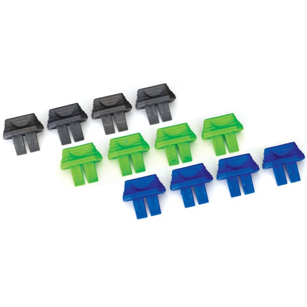 Traxxas Connecteur indicateur de charge batterie vert / bleu / gris (x4) 2943 – Image 1