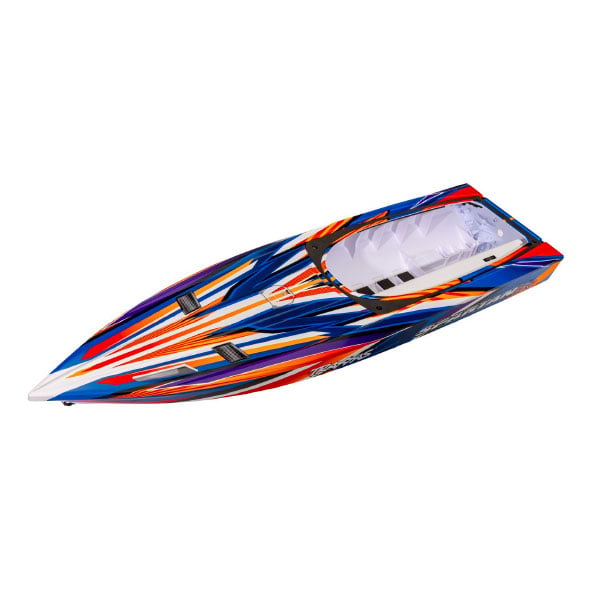 Traxxas Coque avec graphiques orange assemblee Spartan SR 10315-ORNG – Image 1