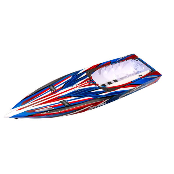 Traxxas Coque avec graphiques rouge assemblee Spartan SR 10315-RED – Image 1