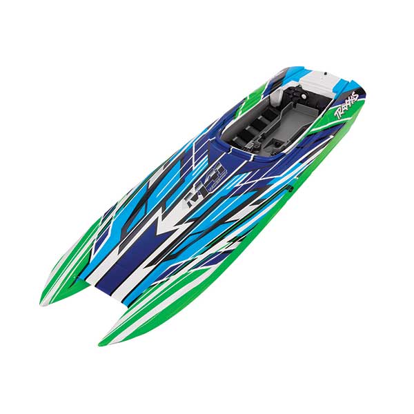 Traxxas Coque avec graphiques vert assemblee – DCB M41 5786G – Image 1