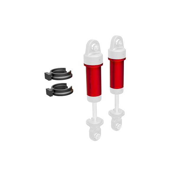 Traxxas Corps d’amortisseur anodise rouge (x2) – TRX-4M 9763-RED – Image 1