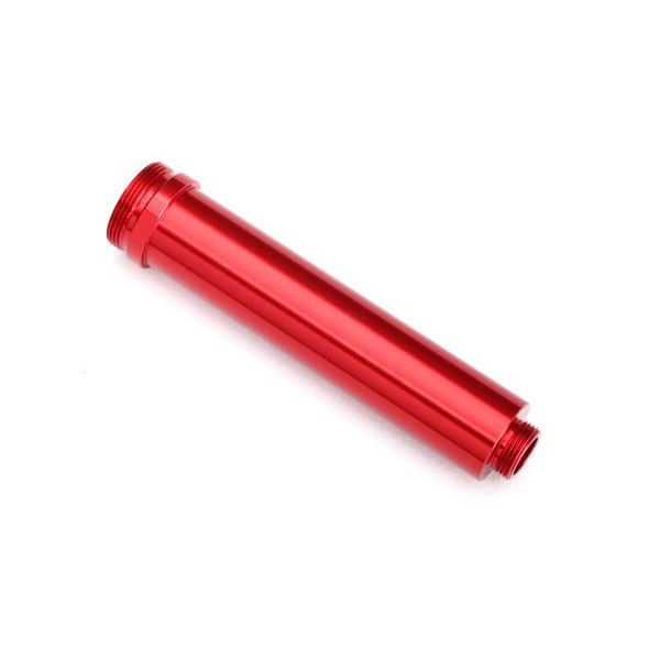 Traxxas Corps d’amortisseur arrière gtr, 77 mm, alu anodisés rouge non filete 8462R