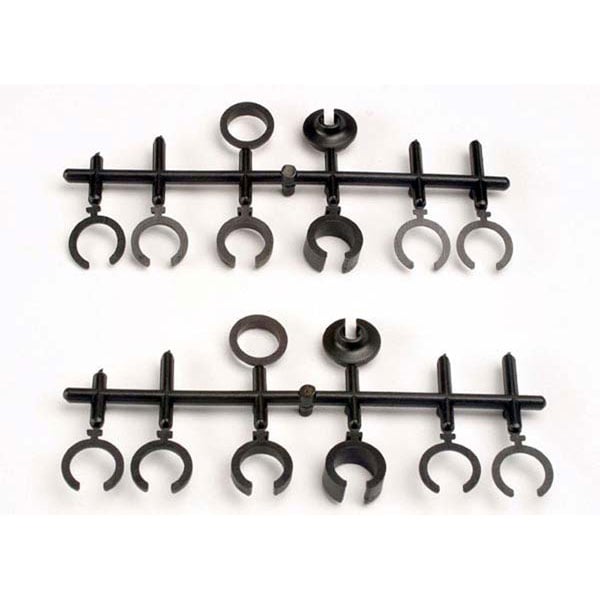 Traxxas Coupelles d’amortisseurs + molette et piston (2) 2668