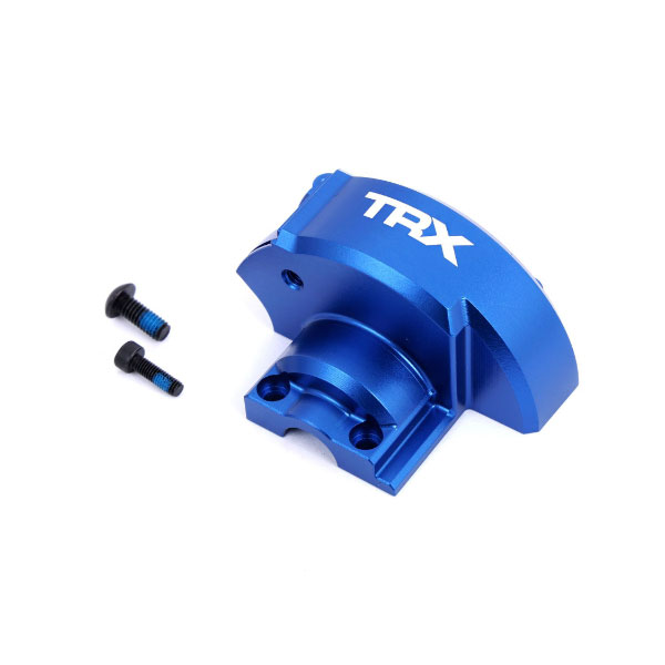 Traxxas Couvercle de transmission anodise bleu – Maxx Slash 10287-BLUE – Image 1
