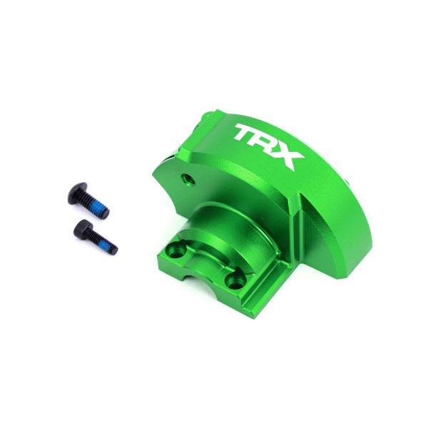 Traxxas Couvercle de transmission anodise vert – Maxx Slash 10287-GRN – Image 1