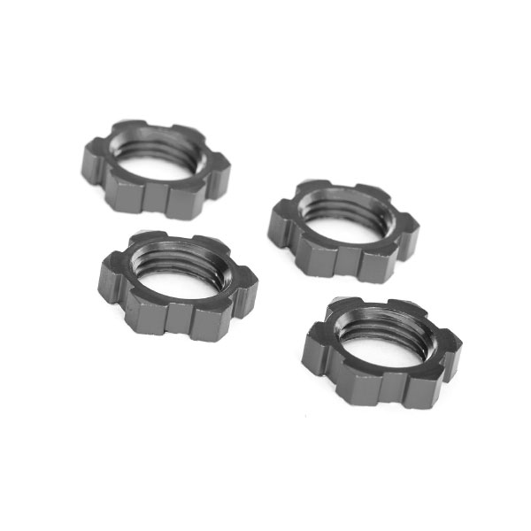 Traxxas Écrous de roues alu 17 mm anodisés gris – xmaxx (x4) 7758-GRAY