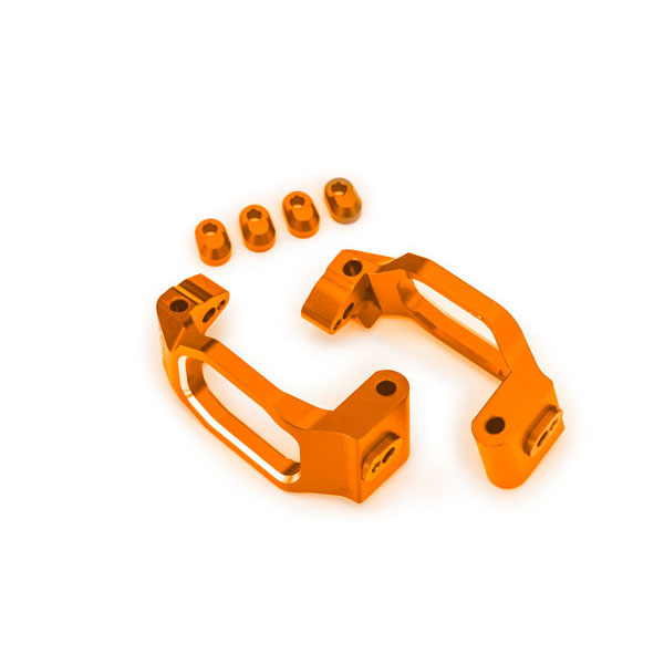 Traxxas Etrier de fusees alu anodise orange gauche et droit (x2) 10232-ORNG – Image 1