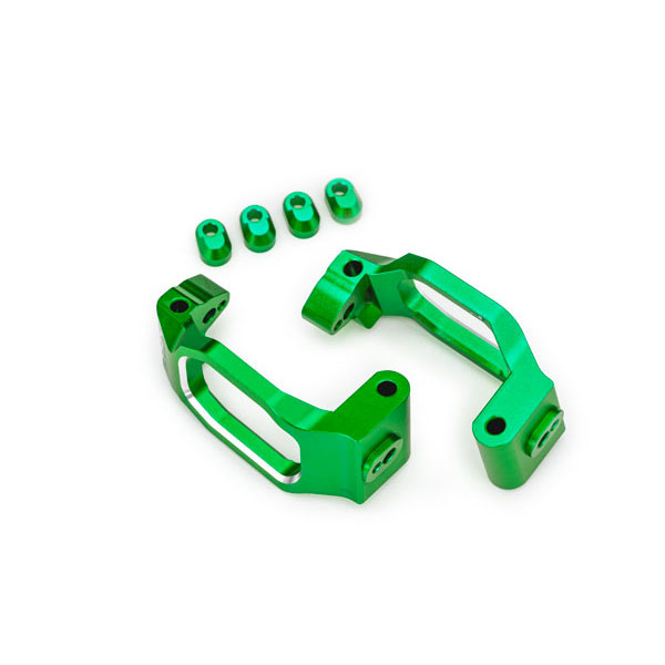 Traxxas Etrier de fusees alu anodise vert gauche et droit (x2) 10232-GRN – Image 1