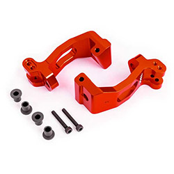 Traxxas Etrier de fusees gauche et droit alu anodisees rouges (x2) – Sledge 9532R – Image 1