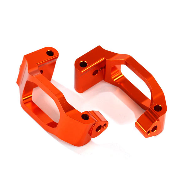Traxxas Etrier de fusees gauche et droit alu anodises orange x2 8932A – Image 1