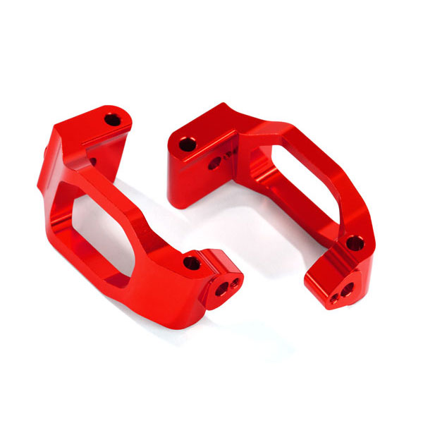 Traxxas Etrier de fusees gauche et droit alu anodises rouge x2 8932R – Image 1