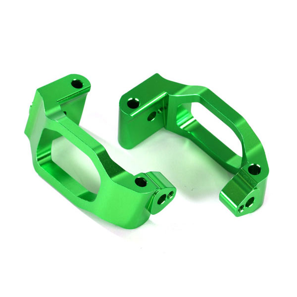 Traxxas Etrier de fusees gauche et droit alu anodises vert x2 8932G – Image 1