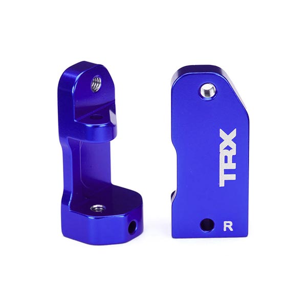 Traxxas Étriers de fusées (30 degrés) alu anodisés bleu gauche et droit 3632A