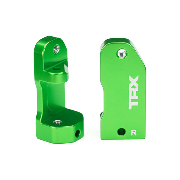 Traxxas Étriers de fusées (30 degrés) alu anodisés vert gauche et droit+axes 3632G