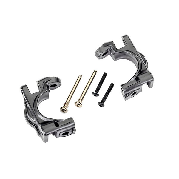 Traxxas Étriers de fusées gauche et droit renforcés – gris (upgrade kit 9080) 9032-GRAY