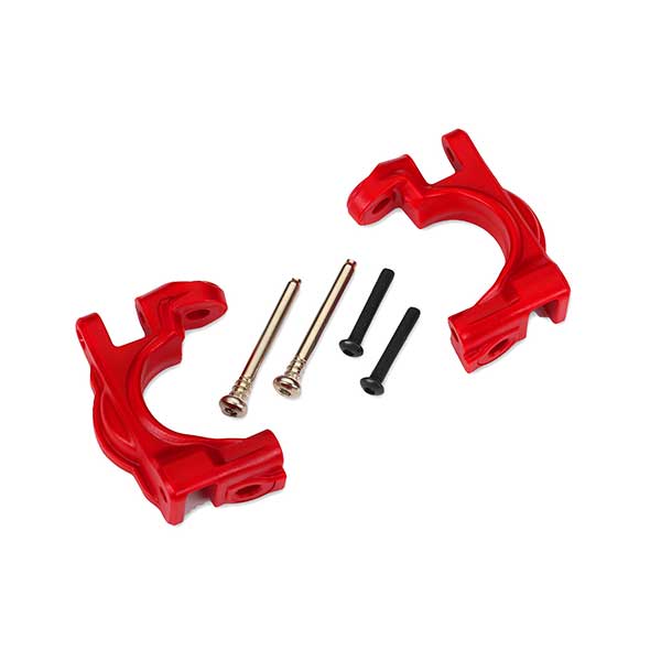 Traxxas Étriers de fusées gauche et droit renforcés – rouge (upgrade kit 9080 9032R