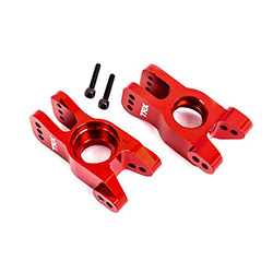 Traxxas Fusees arriere gauche et droite alu anodisees rouges – Sledge (x2) 9552R – Image 1