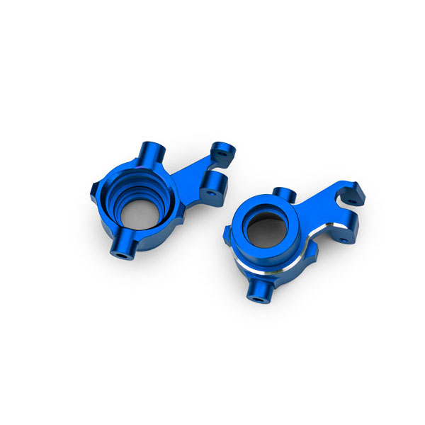 Traxxas Fusees de direction gauche / droit alu anodisees bleu (x2) 10237-BLUE – Image 1