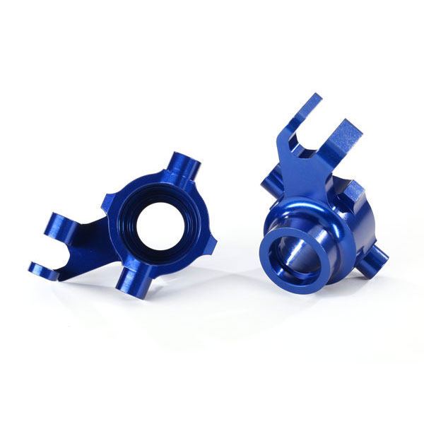 Traxxas Fusees de direction gauche / droit alu anodisees bleue 8937X – Image 1