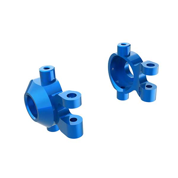 Traxxas Fusées de direction gauche / droit alu anodisées bleues (x2) – TRX-4M 9737-BLUE