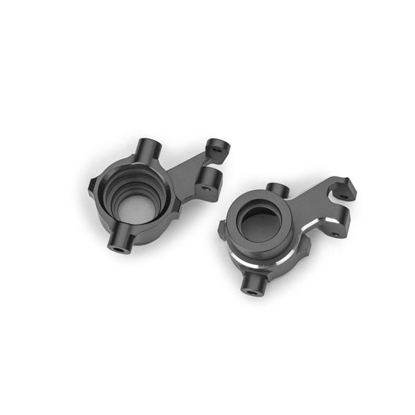 Traxxas Fusees de direction gauche / droit alu anodisees grise (x2) 10237-GRAY – Image 1