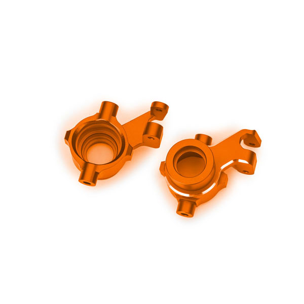 Traxxas Fusees de direction gauche / droit alu anodisees orange (x2) 10237-ORNG – Image 1
