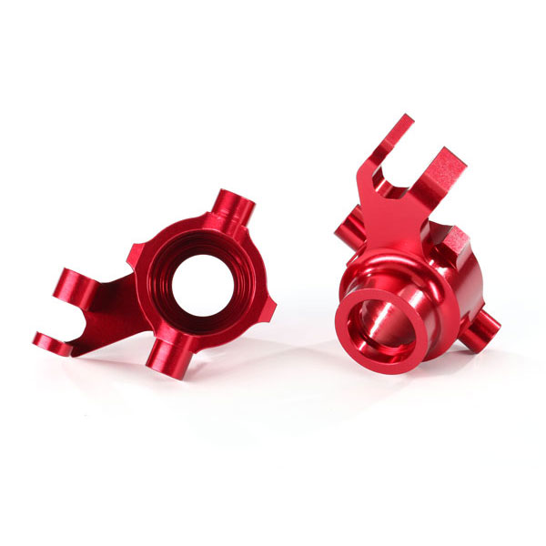 Traxxas Fusees de direction gauche / droit alu anodisees rouge 8937R – Image 1