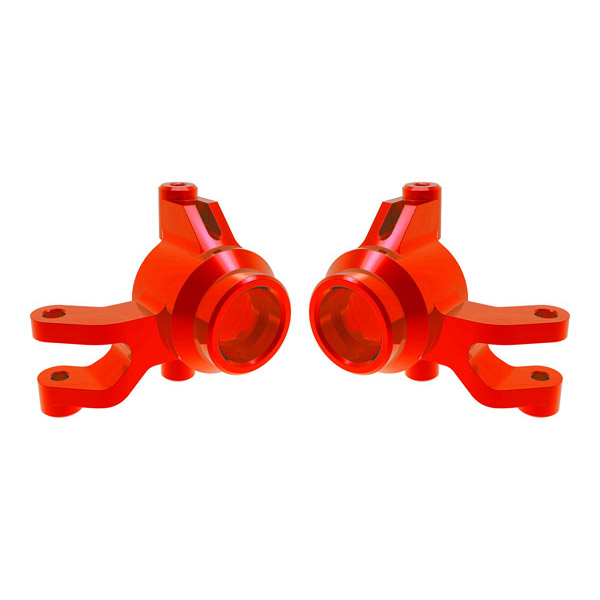 Traxxas Fusées de direction gauche / droit alu anodisées rouges (2) – mini ma 10734-RED