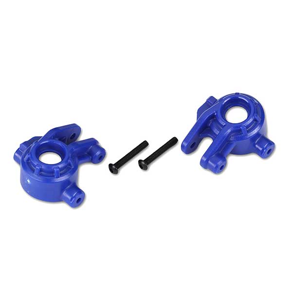 Traxxas Fusées de direction gauche/droite renforcées bleues (x2) (pour 9080) 9037X
