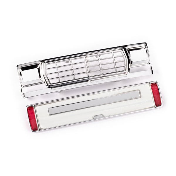 Traxxas Grille avant + panneau de hayon blanc pour 9812 9819-WHT