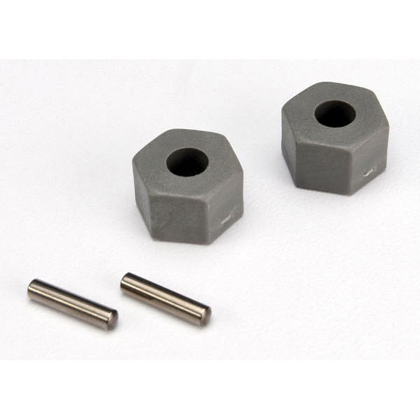 Traxxas Hexagones de roues + goupilles (2) Rustler / (Stampede avant) 3654