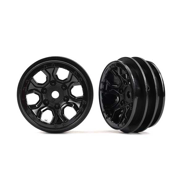 Traxxas Jantes 1,0 noires (x2) – TRX-4M 9770