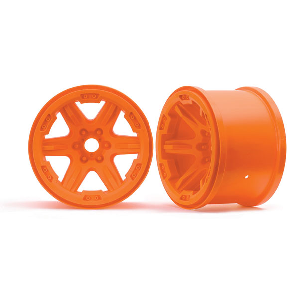 Traxxas Jantes 3,8 oranges 17mm (2) 8671A – Image 1