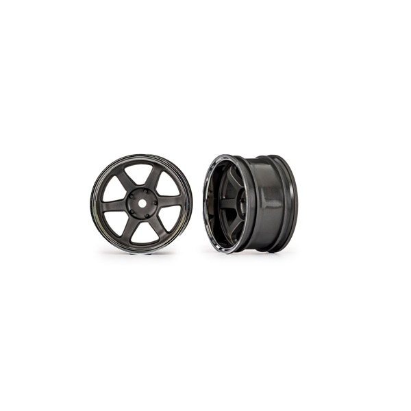 Traxxas Jantes arrières grises 6 batons 1,9 (x2) 10572