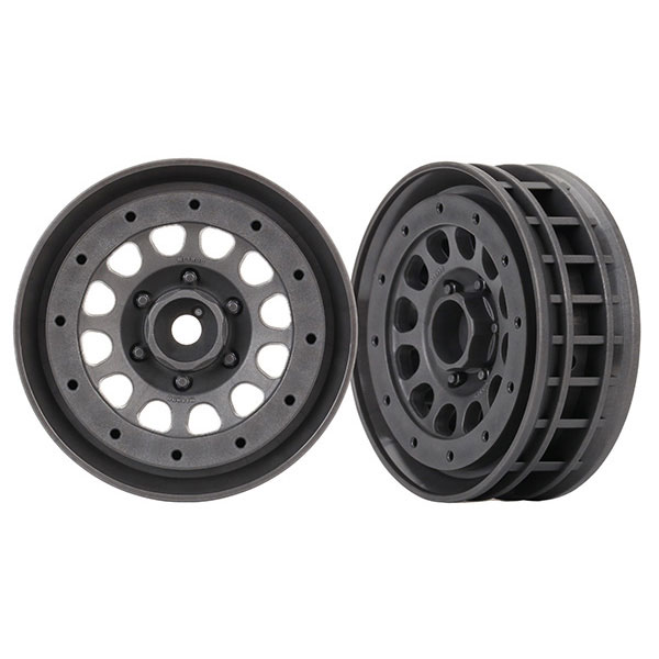 Traxxas Jantes chromees gris anthracite method 105 1,9 (x2) 8173A