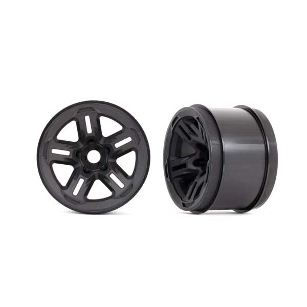 Traxxas Jantes noires 3,8 (x2) – Sledge 9671 – Image 1