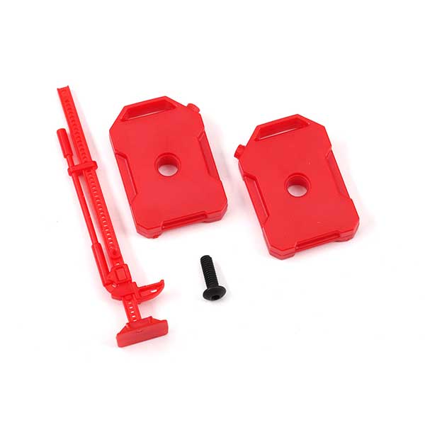 Traxxas Jerrican et crick rouge pour 9712 – TRX-4M 9721