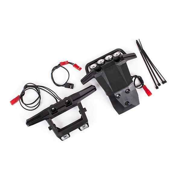 Traxxas Kit complet LED avec parechocs av/ar pour Rustler 4x4 6793