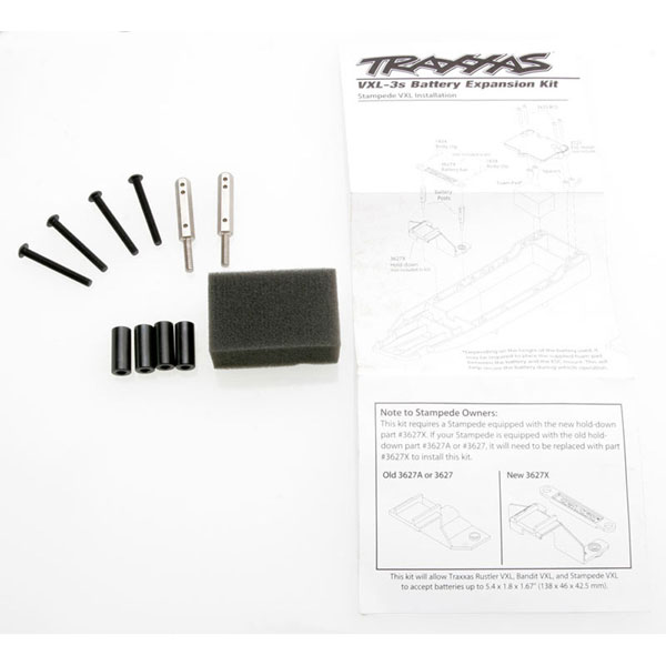 Traxxas Kit d&rsquo;extension de batterie 3725X