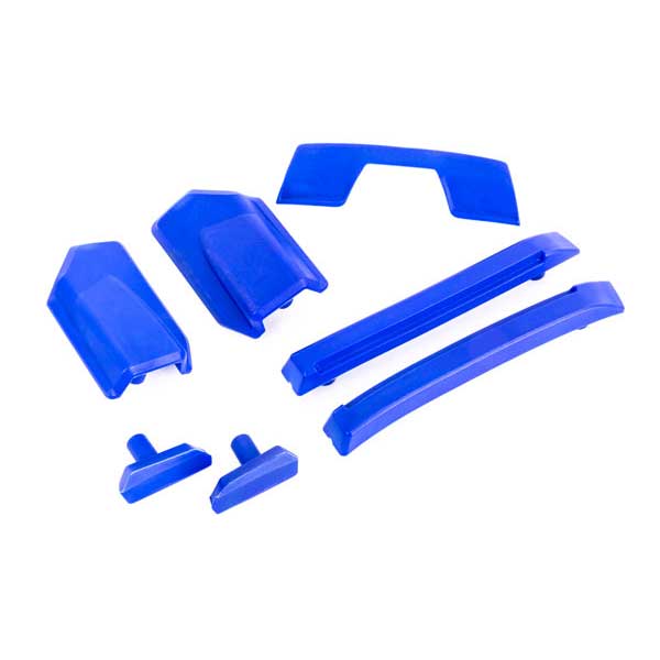 Traxxas Kit de renforcement de carrosserie bleu – Sledge 9510X – Image 1