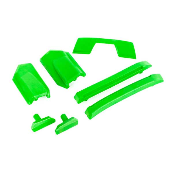 Traxxas Kit de renforcement de carrosserie vert – Sledge 9510G – Image 1