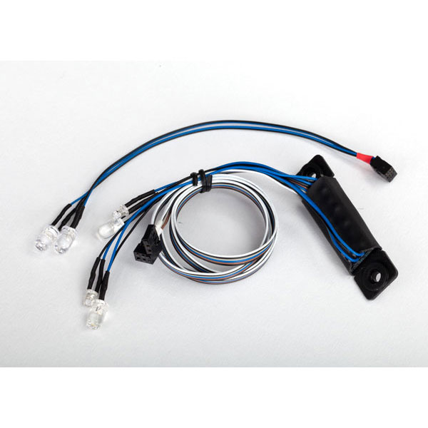 Traxxas Kit phares avant / arrière a LED 4 Sport – necessite 8028 8084