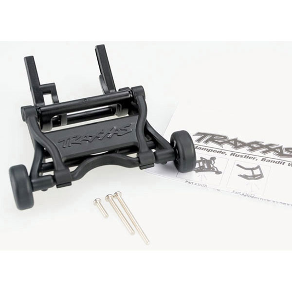 Traxxas Kit wheelie bar noir complet Slash / Stampede / Rustler / bandit 3678