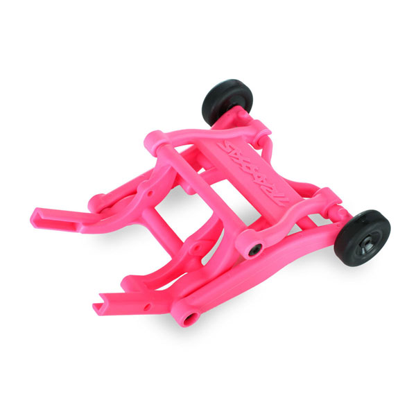 Traxxas Kit wheelie bar rose assemblé complet Stampede / Rustler / bandit 3678P