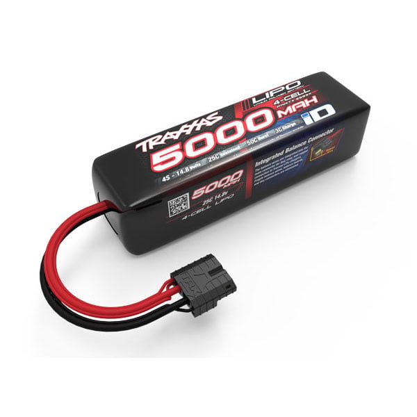 Traxxas LiPo 14,8v 5000 mAh 4S 25c – iD – long 2889X – Image 1