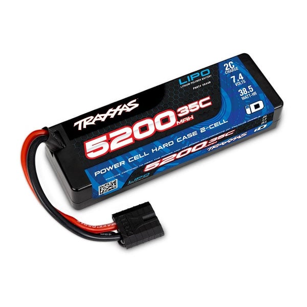 Traxxas LiPo 7,4v 5200 mAh 2S 35c – iD 2844R – Image 1