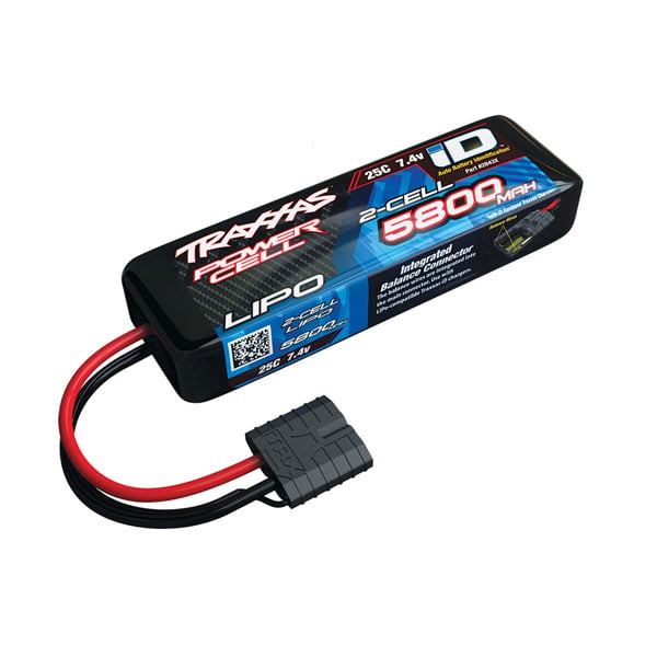 Traxxas LiPo 7,4v 5800 mAh 2S 25c – iD 2843X – Image 1