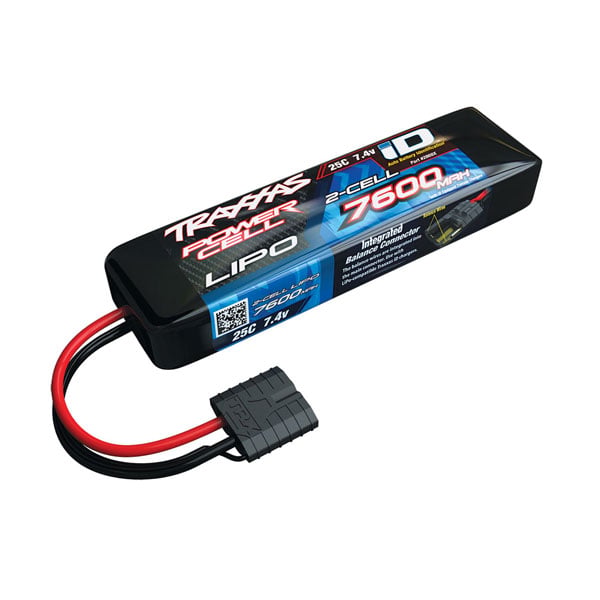 Traxxas LiPo 7,4v 7600 mAh 2S 25c – iD 2869X – Image 1